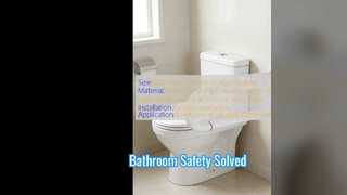 Barre d'appui pour toilettes sécurisées pour personnes âgées handicapées