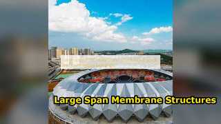 Large Span PTFE Membrane Structures for Buildings